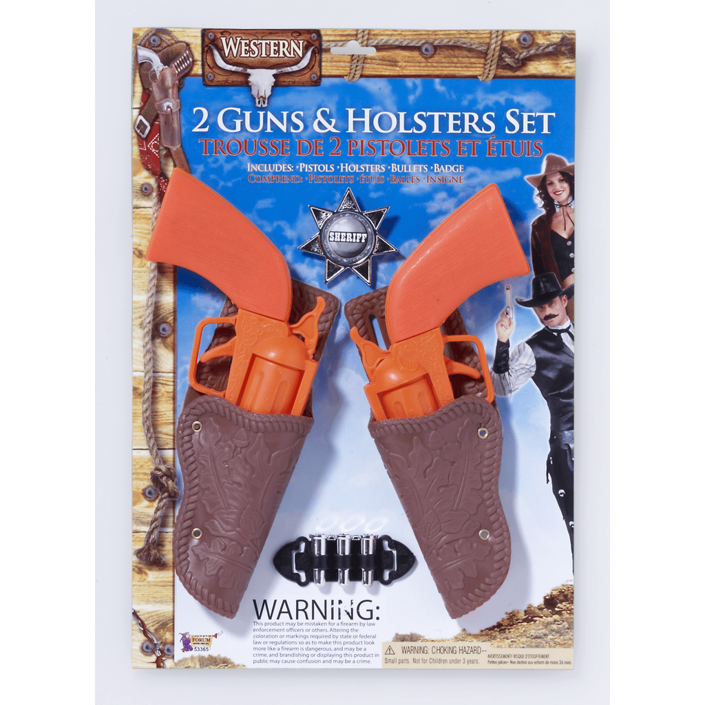 Wild West Dual Gun & Holster Set