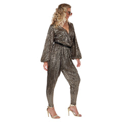 Gold Girl Disco Queen Women's Costume