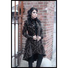 Brown Velvet Lion Heart Coat {Medium}