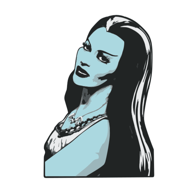 Lily Munster Enamel Pin