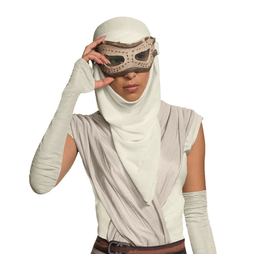 Star Wars The Force Awakens Rey Adult Mask & Hood Set