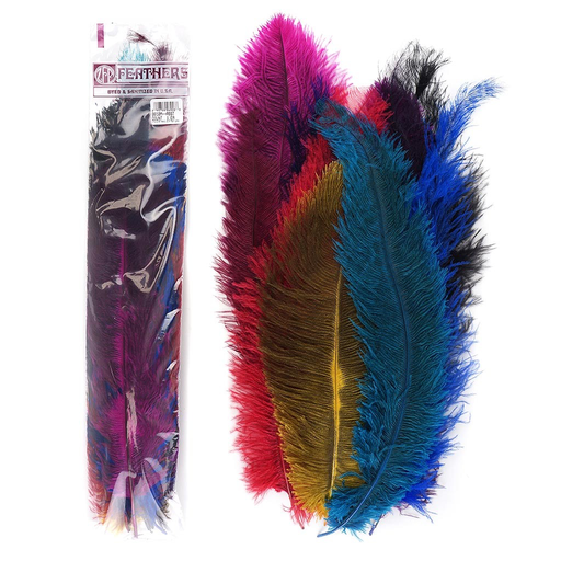 Ostrich Floss Style Assorted Feathers