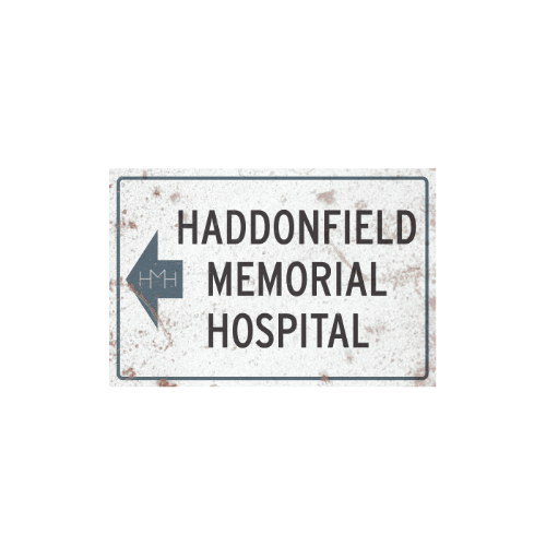 Halloween 2: Haddonfield Memorial Hospital Metal Sign