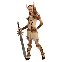 Viking Princess Kids Costume