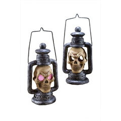 Light Up Skull Lantern