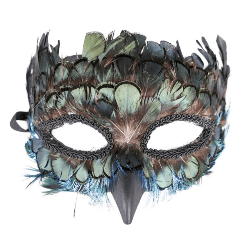 Peacock Feather Mask