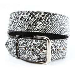 White Snakeskin Belt