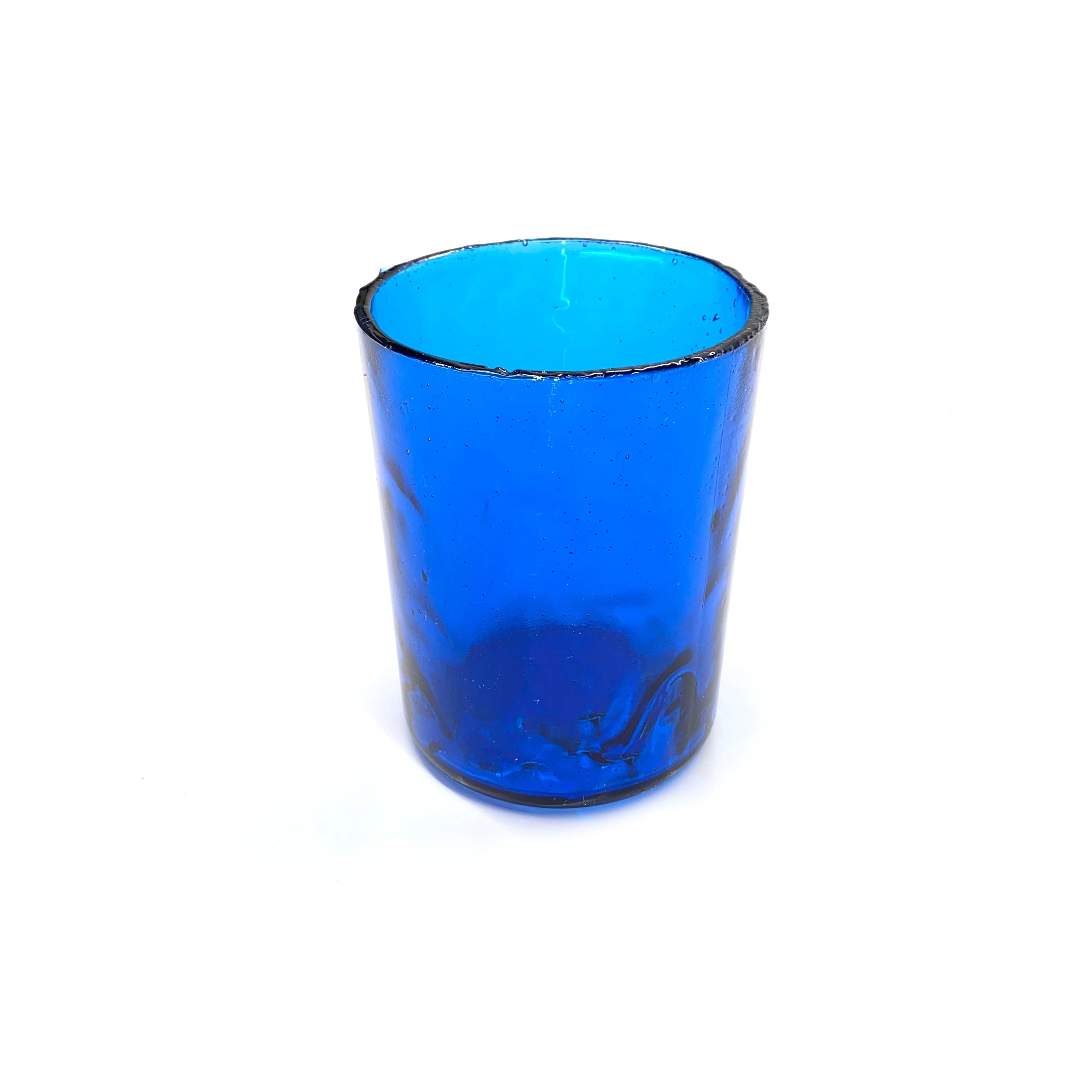 SMASHProps Breakaway Tumbler Glass - COBALT BLUE translucent - Cobalt Blue,Translucent