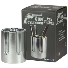 Revolver Gun Cylinder Pen Holder