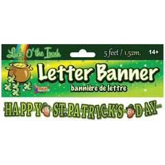 St. Patrick's Day Letter Banner