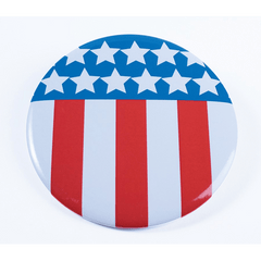 Jumbo American Pride Patriotic Button