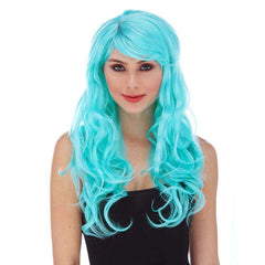 Burlesque Side Fringe Wavy Wig