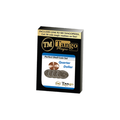 Perfect Shell Coin Set Quater Dollar by Tango Magic