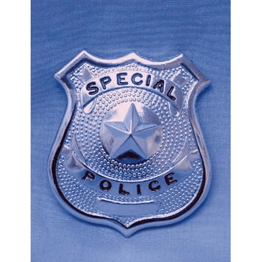 Silver Special Police Badge