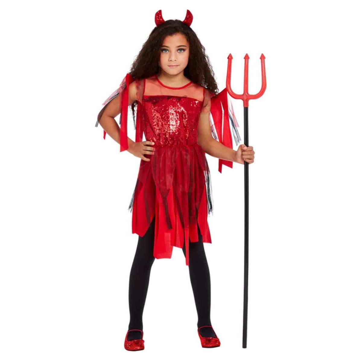 Punk Devil Girl Child's Costume