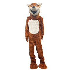 Smiley Fox Mascot Adult Costume