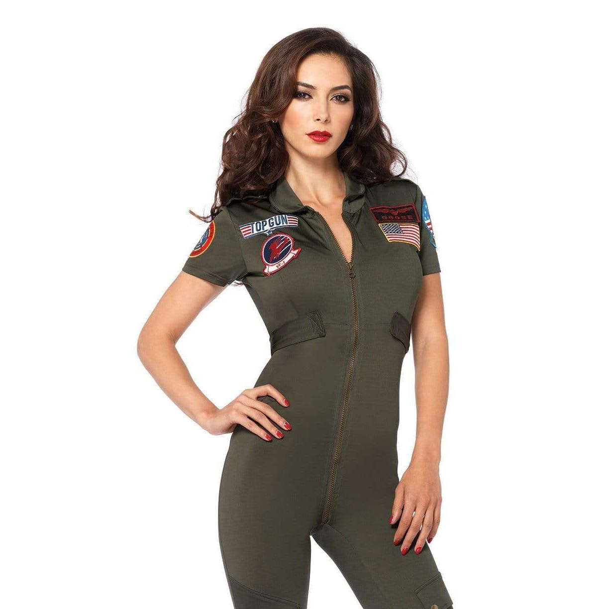 Sexy Top Gun Women's Adult Jumpsuit