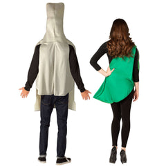 Tequila Bottle & Lime Slice Adult Couple Costume