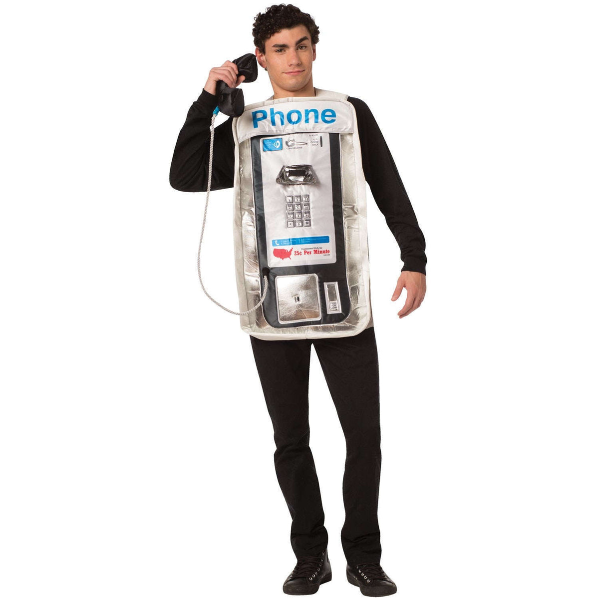 Retro Pay Phone with 3 Rings Adult Costume