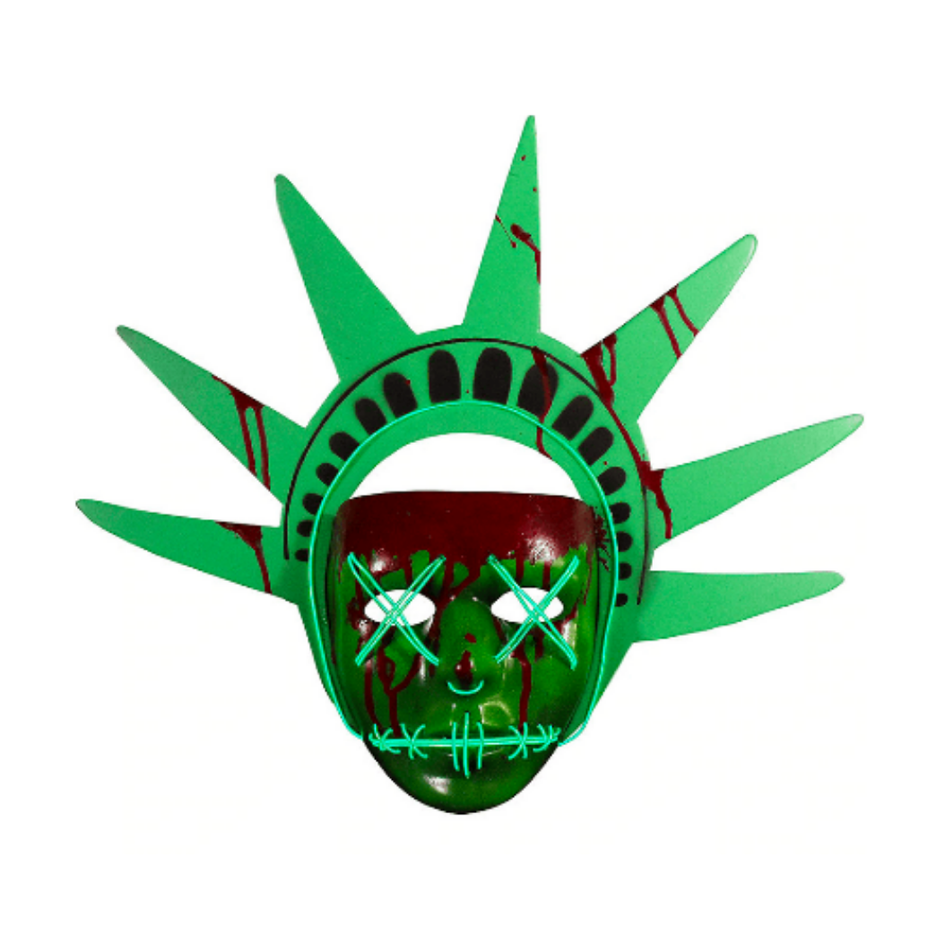 The Purge Election Year Lady Liberty Light Up Injection Mask