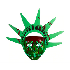 The Purge Election Year Lady Liberty Light Up Injection Mask