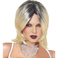 Evil Bride Platinum Blonde Wig