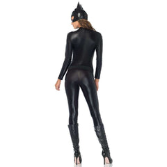 Captivating Crime Fighter Sexy Catsuit Girl Superhero Adult Costume