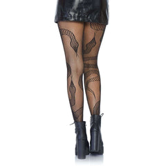 Snake Net Tights