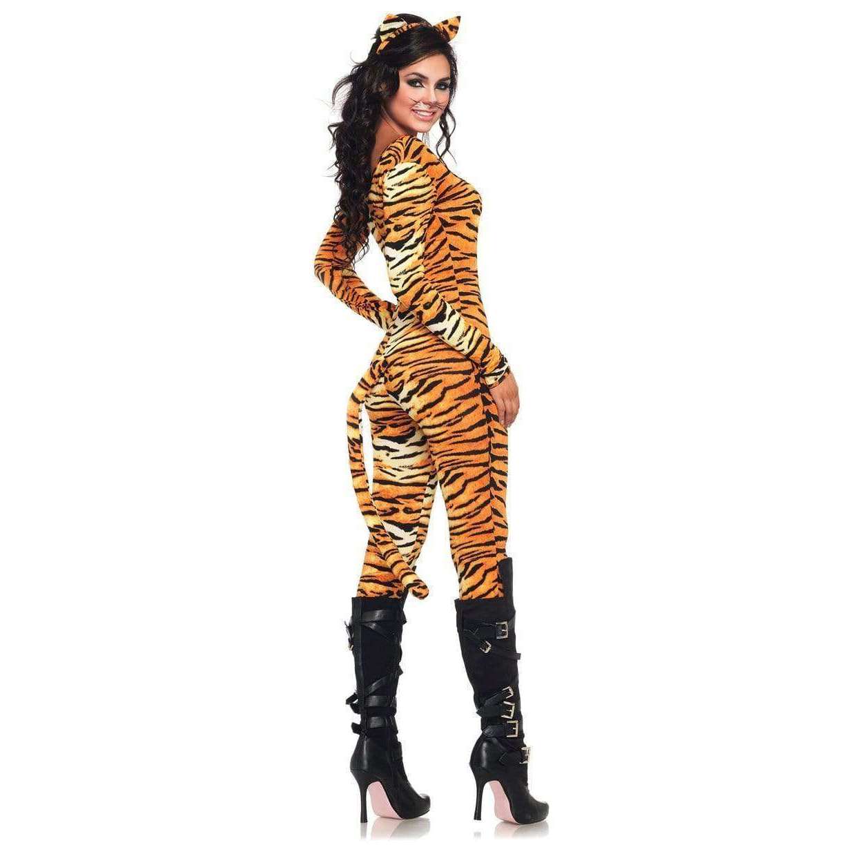 Sexy Wild Tigress Bodysuit Adult Costume