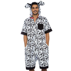 Dalmatian Dog Adult Pajama Costume