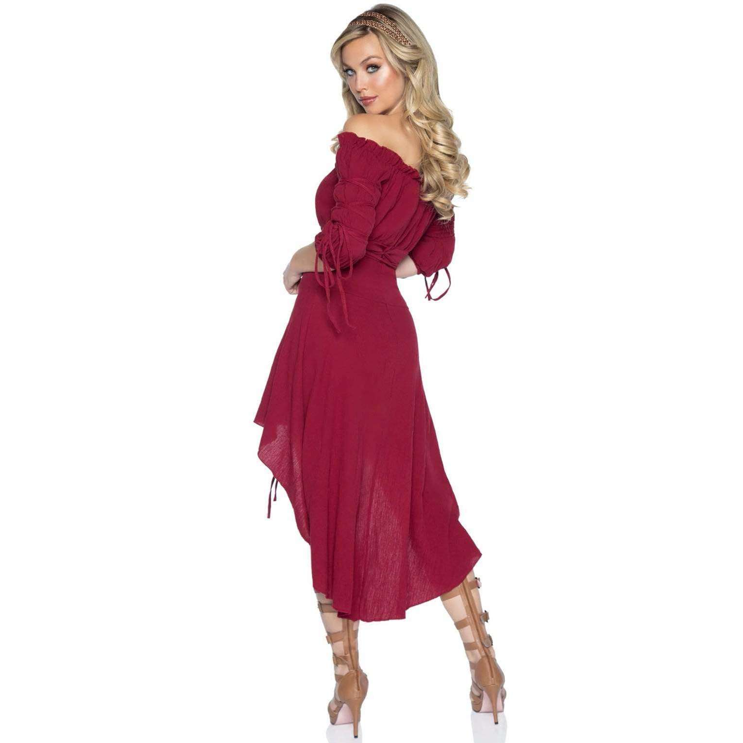 Flirty Off Shoulder Peasant Dress Adult Costume