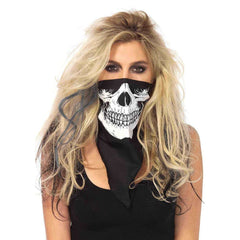 Skull Bandana Face Mask