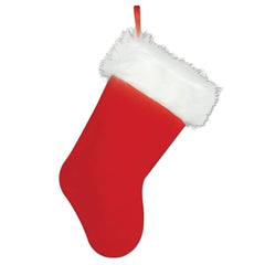 Plush Holiday Christmas Stocking