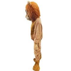 Courageous Lion Mascot Adult Costume