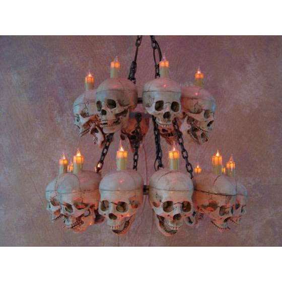 20 Skull Chandelier