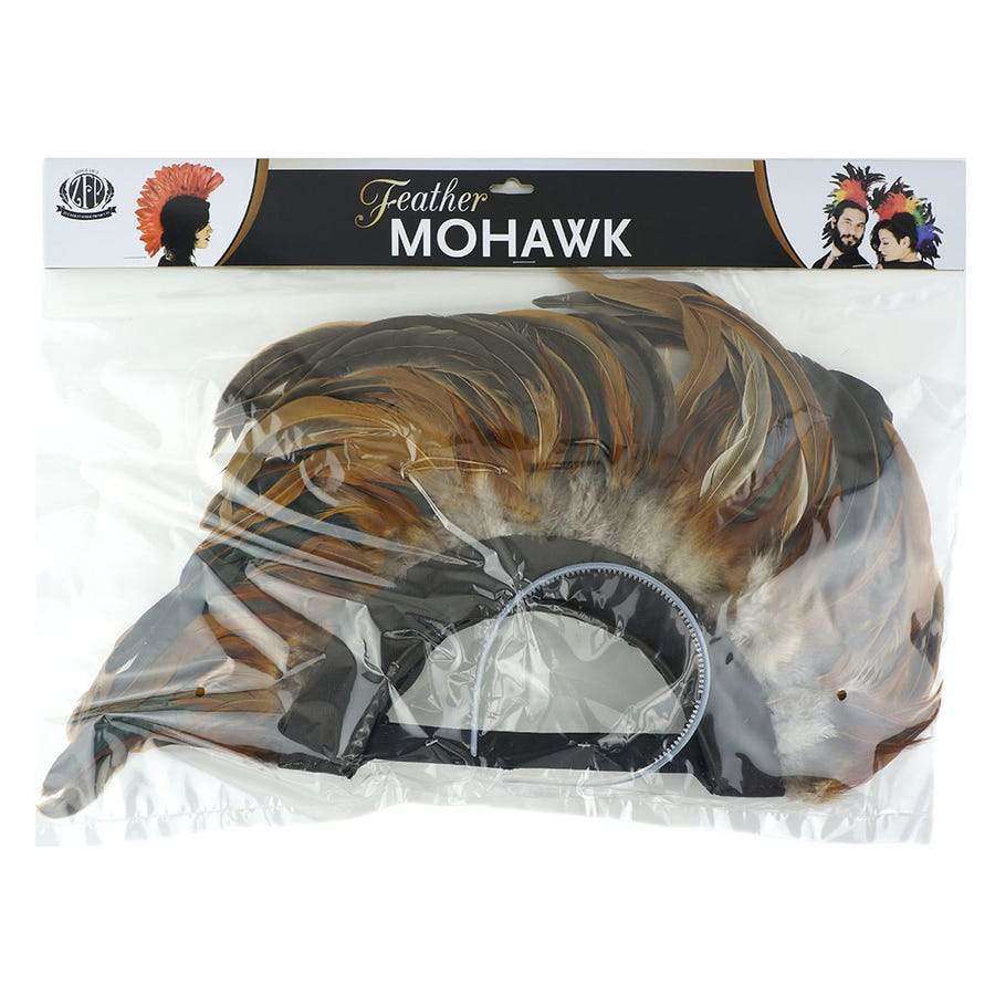 Natural Coque Feather Mohawk