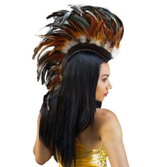 Natural Coque Feather Mohawk