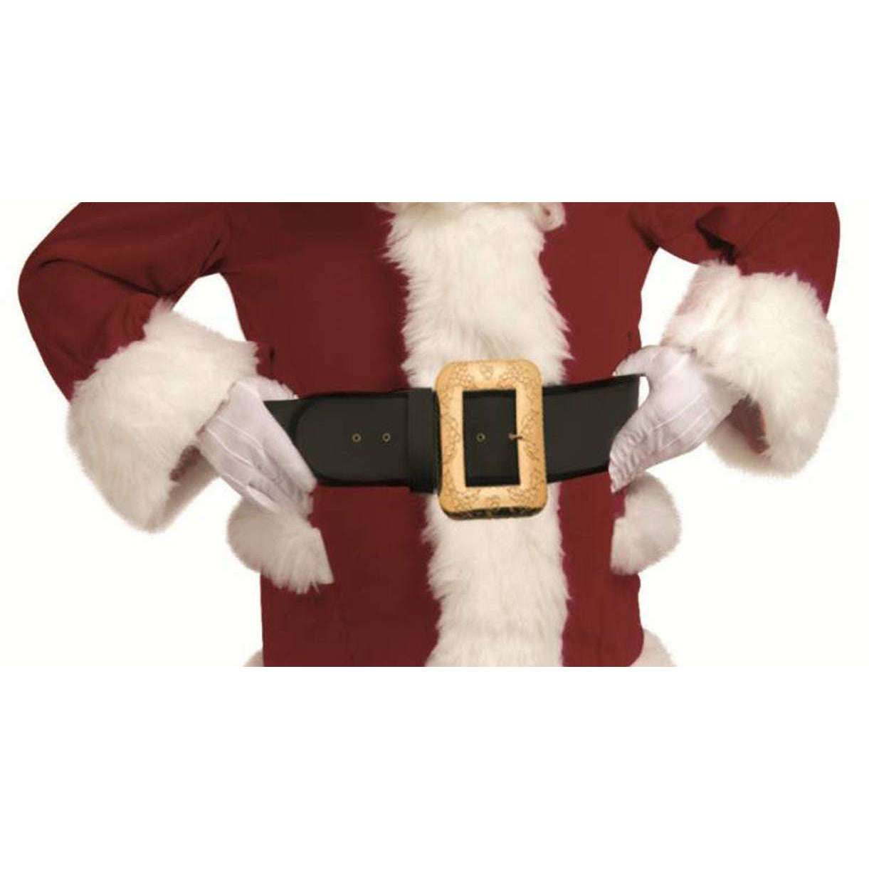 Crimson Velvet Deluxe Santa Suit with Matching Overalls Adult Costume