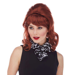 Auburn Peg Bump with Side Bang Wig