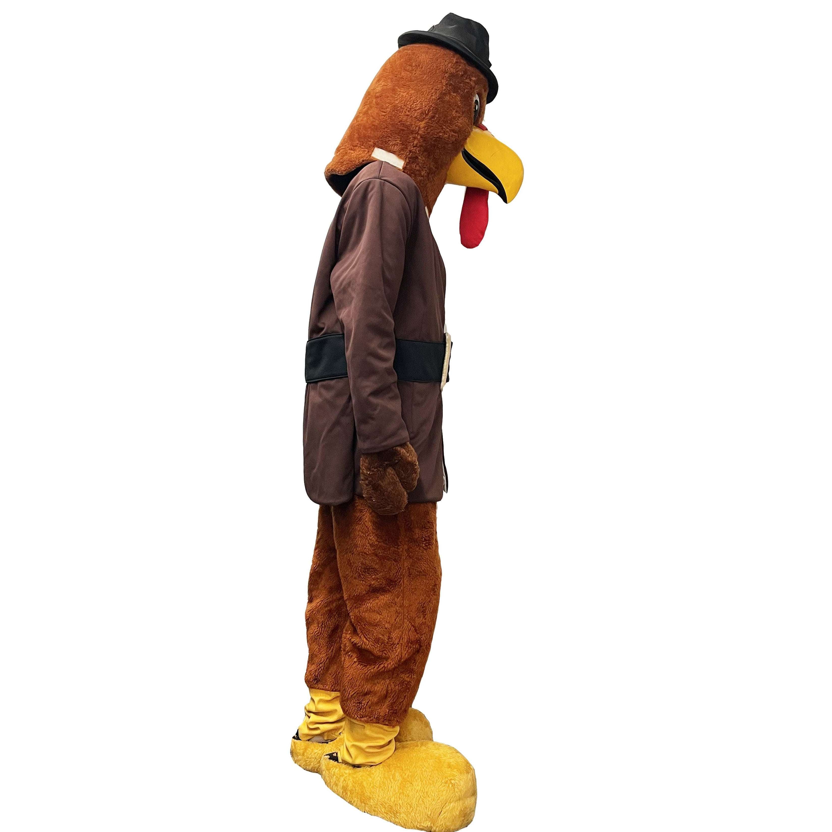 Thanksgiving Pilgrim Turkey Adult Mascot Costume