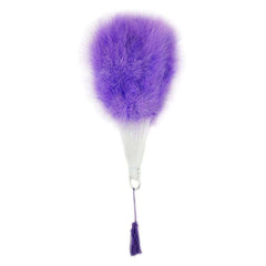 Lavender Marabou Feather Fan