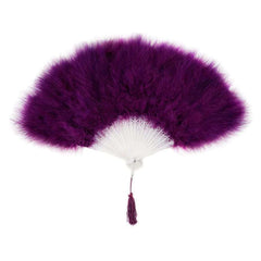 Purple Marabou Fan