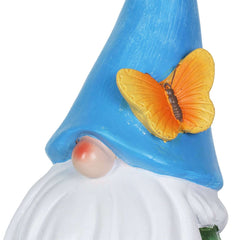 Gnome on LGBTQ Glowing Rainbow Statuary