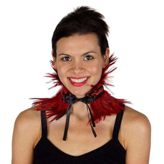 Red Feather Choker