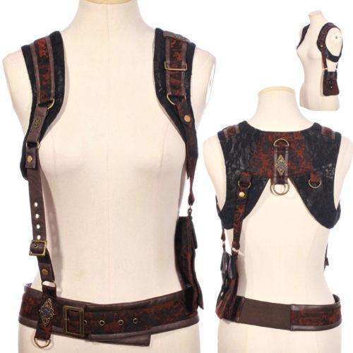 Steampunk Pouch Harness