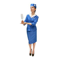 Classic Uniform Flight Attendant Adult Costume