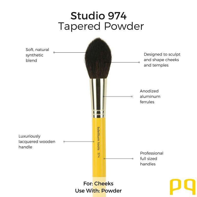 Bdellium Tools Studio 974 Tapered Powder Brush