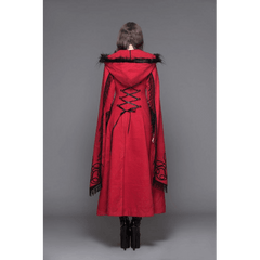 Red Gothic Hooded Queen’s Coat