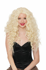 Long Blonde Wavy Volume Wig