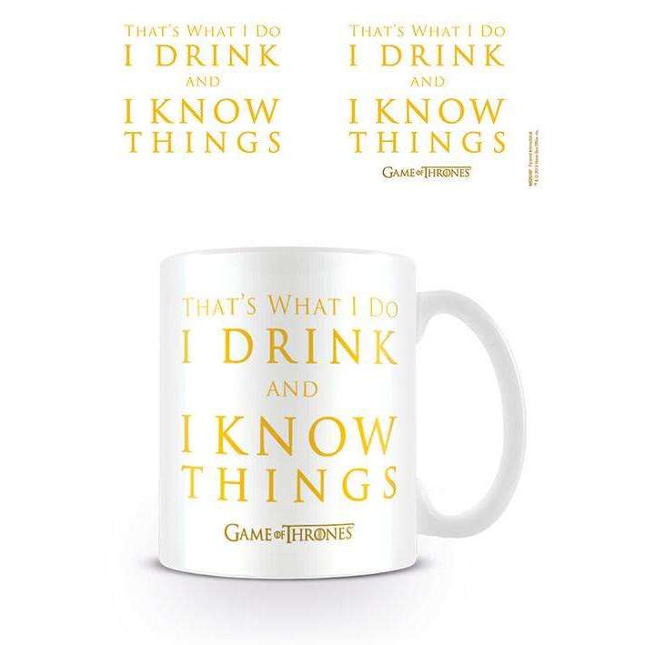 Game of Thrones I Drink & I Know Things Coffee Mug